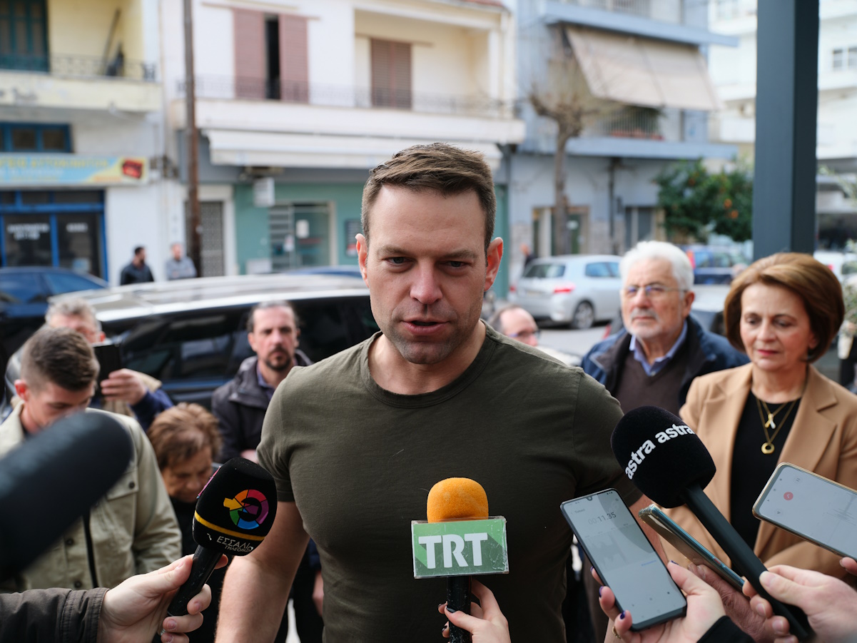 Επίσκεψη του προέδρου του ΣΥΡΙΖΑ - ΠΣ Στέφανου Κασσελάκη στον Βόλο.  Κυριακή 11 Φεβρουαρίου 2024  (ΓΡ. ΤΥΠΟΥ ΣΥΡΙΖΑ - ΠΣ