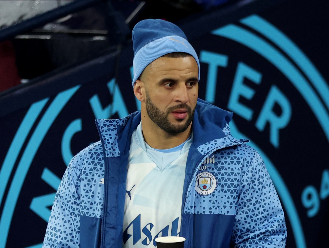 Soccer Football - Premier League - Manchester City v Burnley - Etihad Stadium, Manchester, Britain - January 31, 2024 Manchester City's Kyle Walker before the match REUTERS