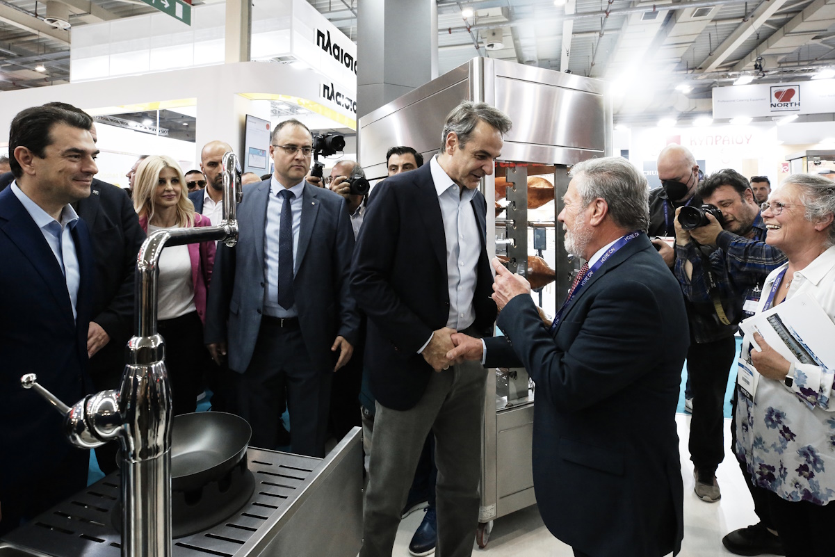 Κυριάκος Μητσοτάκης στην έκθεση Horeca 2024: Πολλές ελληνικές εταιρείες επενδύουν και αναπτύσσονται