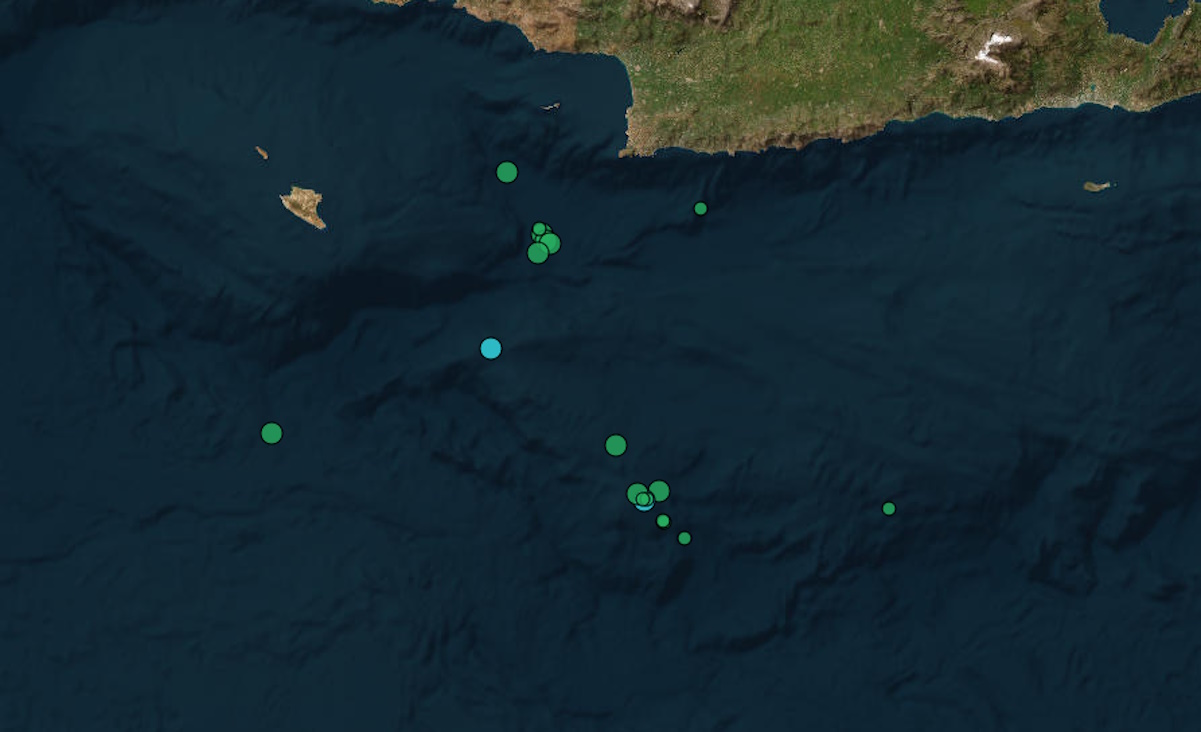 Σεισμός 3,2 Ρίχτερ στο Ηράκλειο – Στον θαλάσσιο χώρο νότια των Καλών Λιμένων το επίκεντρο