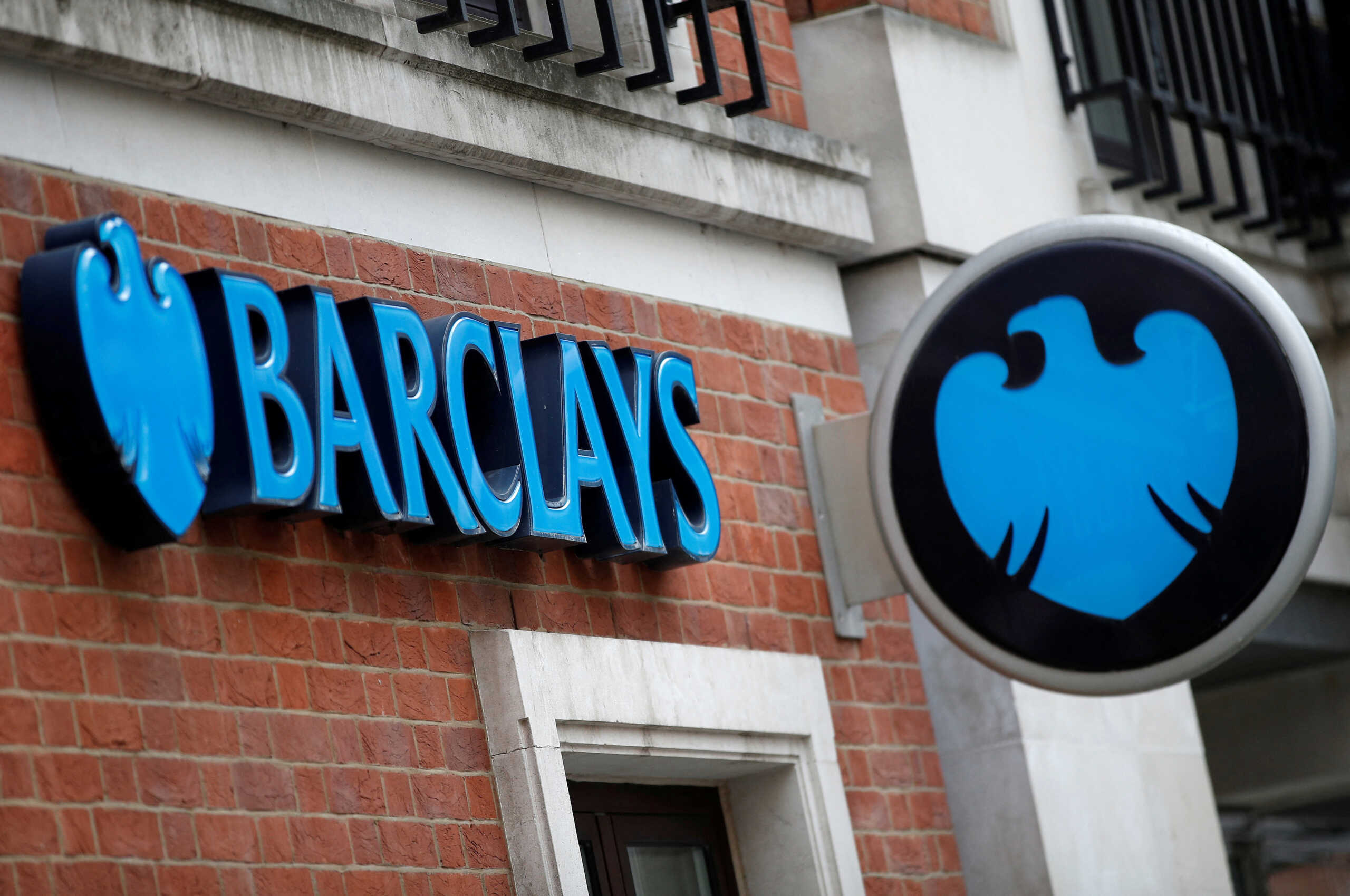 FILE PHOTO: A branch of Barclays Bank is seen, in London, Britain, February 23, 2022.  REUTERS