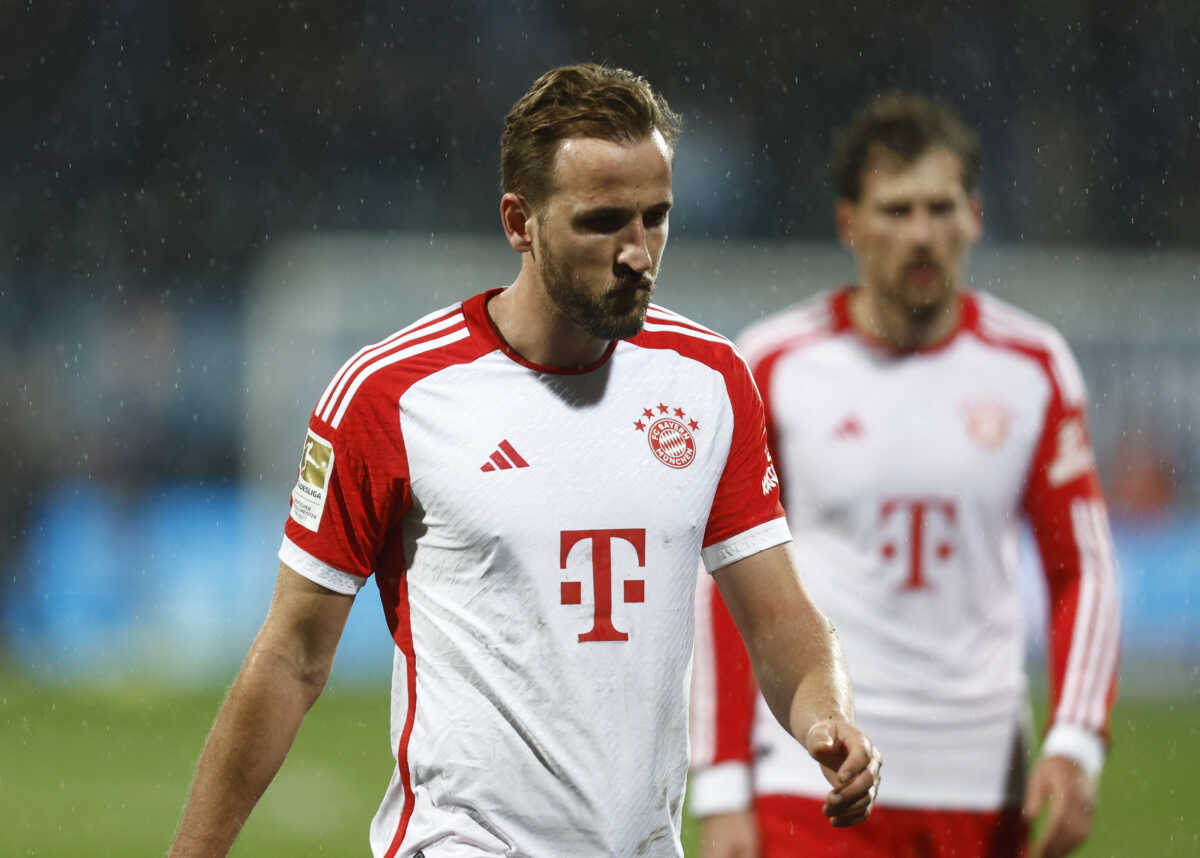 Soccer Football - Bundesliga - VfL Bochum v Bayern Munich - Ruhrstadion, Bochum, Germany - February 18, 2024 Bayern Munich's Harry Kane looks dejected after the match REUTERS