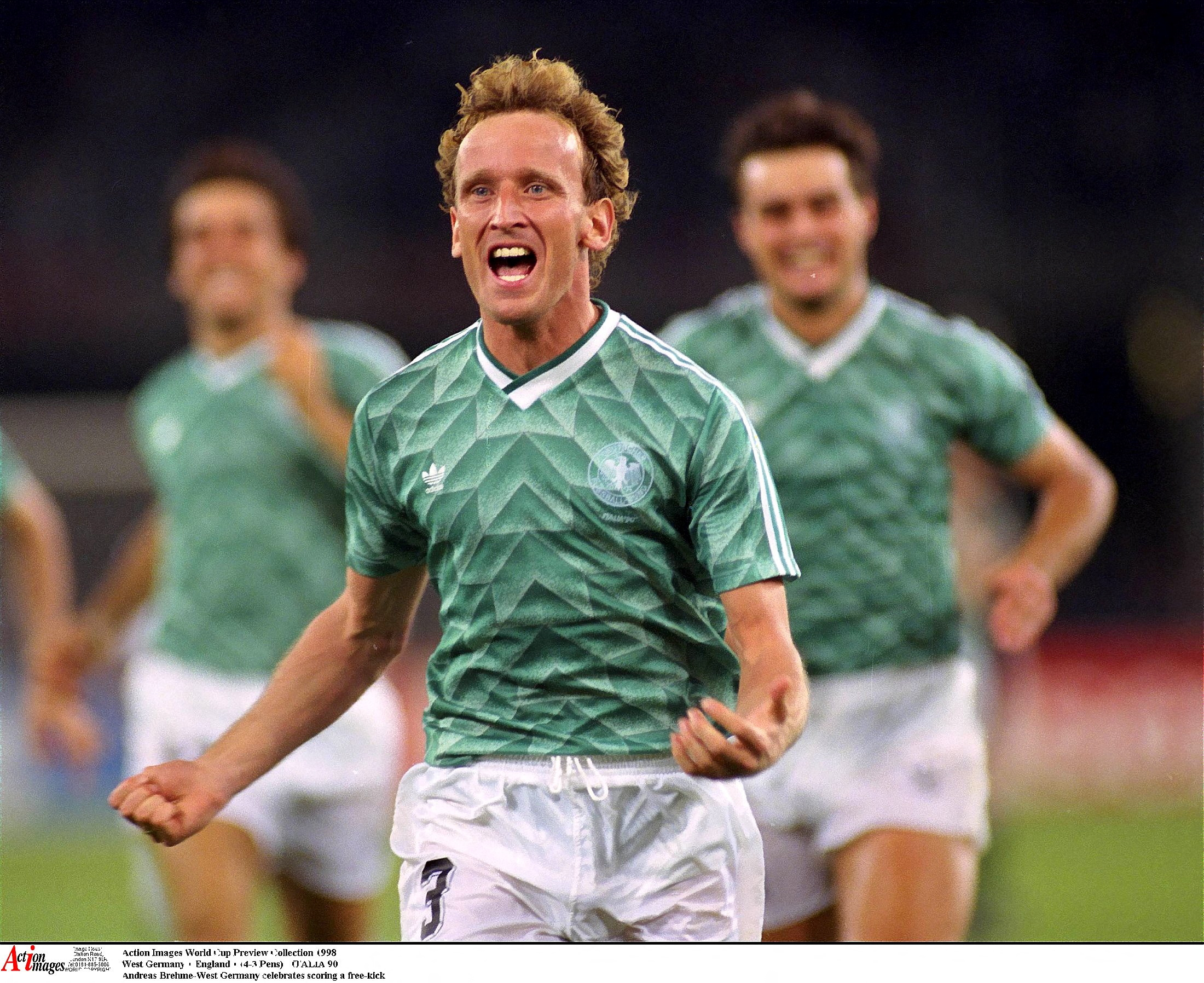 FILE PHOTO: Football - 1990 FIFA World Cup - Semi Final - West Germany v England - Stadio Delle Alpi, Turin - 4