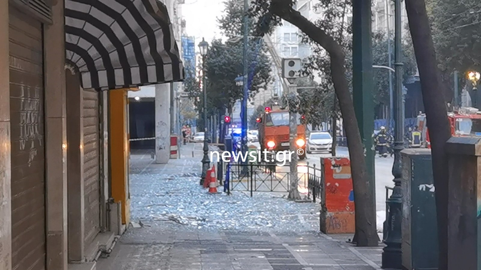 Έκρηξη βόμβας στο υπουργείο Εργασίας: Κλειστή παραμένει η Σταδίου – Συναγερμός στην Αντιτρομοκρατική