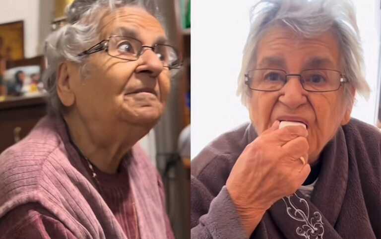 Viral η γιαγιά στη Λάρισα που έχει αδυναμία στους κουραμπιέδες και γίνεται «τσακωτή» από εγγονή της