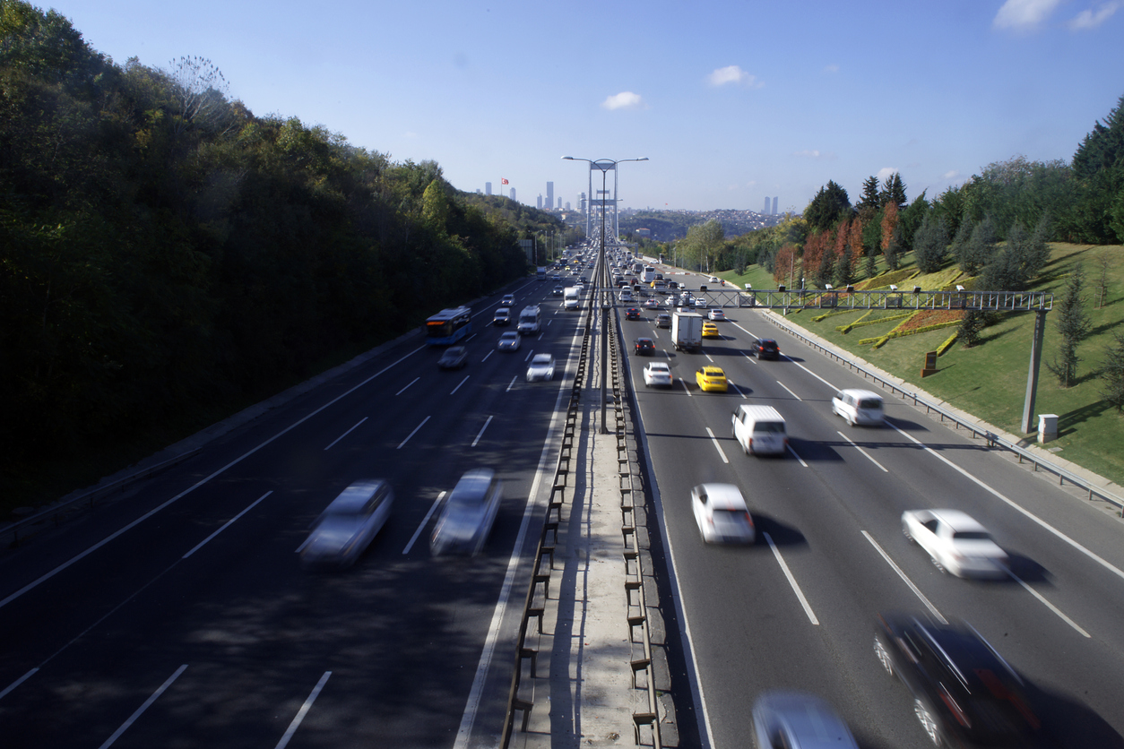 fatih sultan mehmet bridge and motorway