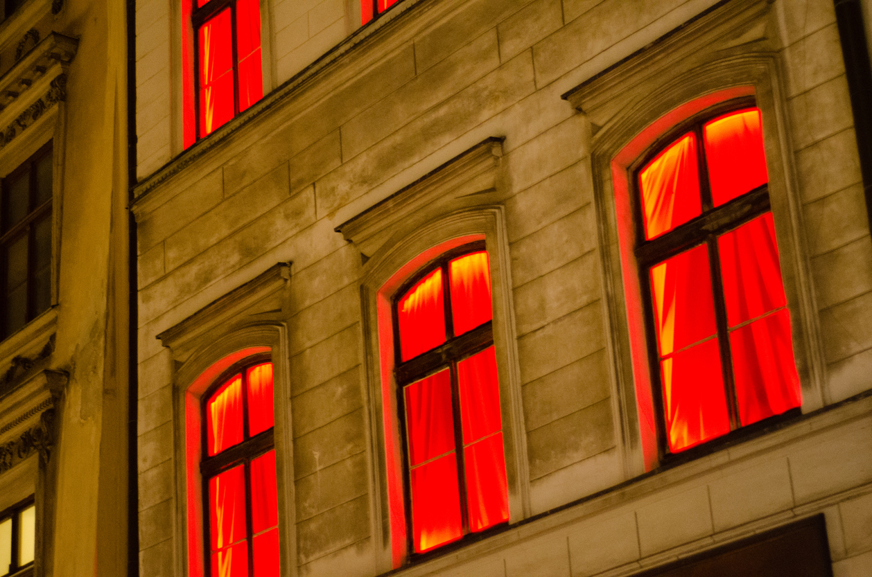 Red Windows of a Brothel