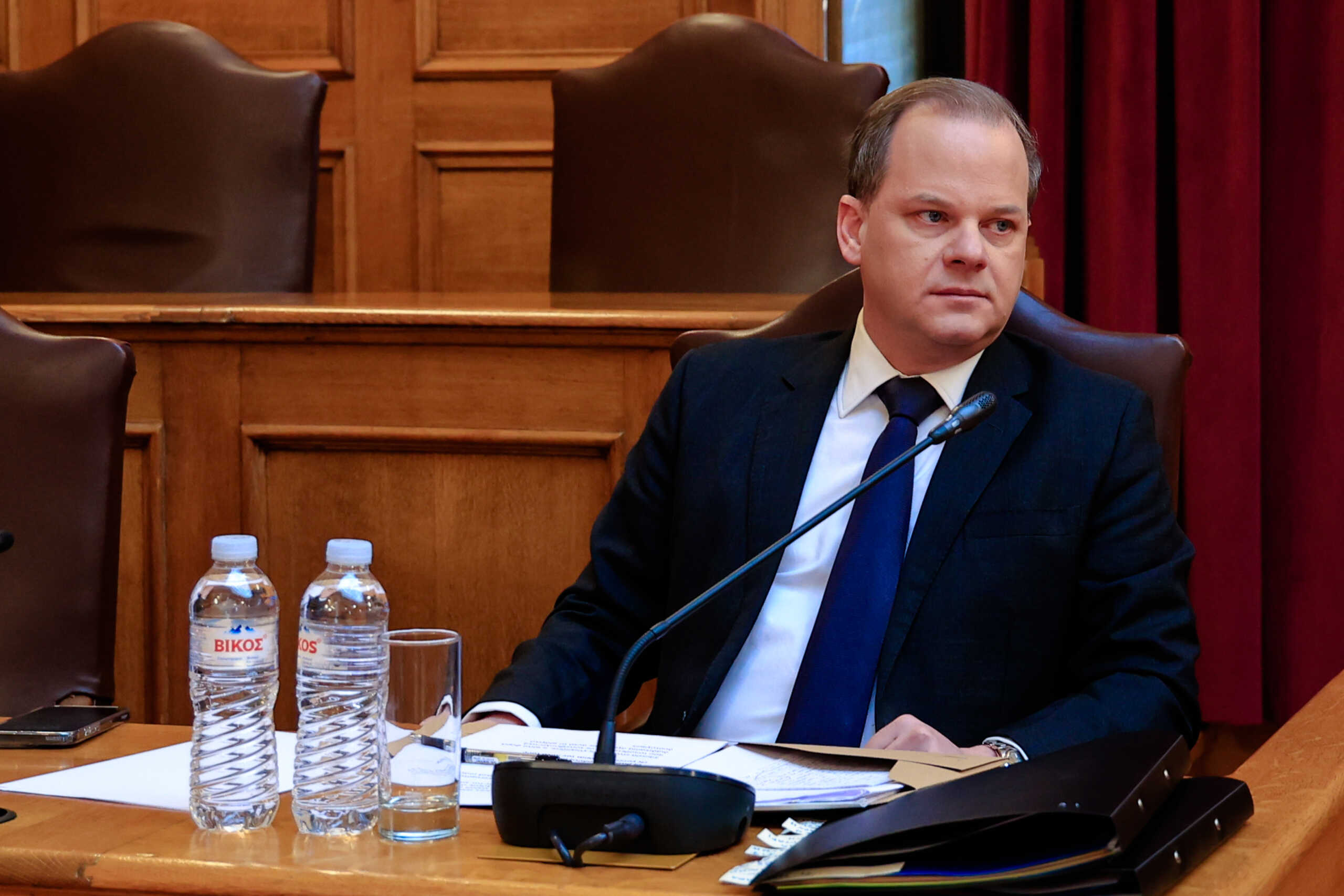 Συνεδρίαση της Εξεταστικής Επιτροπής για "τη διερεύνηση του εγκλήματος των Τεμπών και όλων των πτυχών που σχετίζονται με αυτό", Τρίτη 13 Φεβρουαρίου 2024. 
(ΓΙΩΡΓΟΣ ΚΟΝΤΑΡΙΝΗΣ