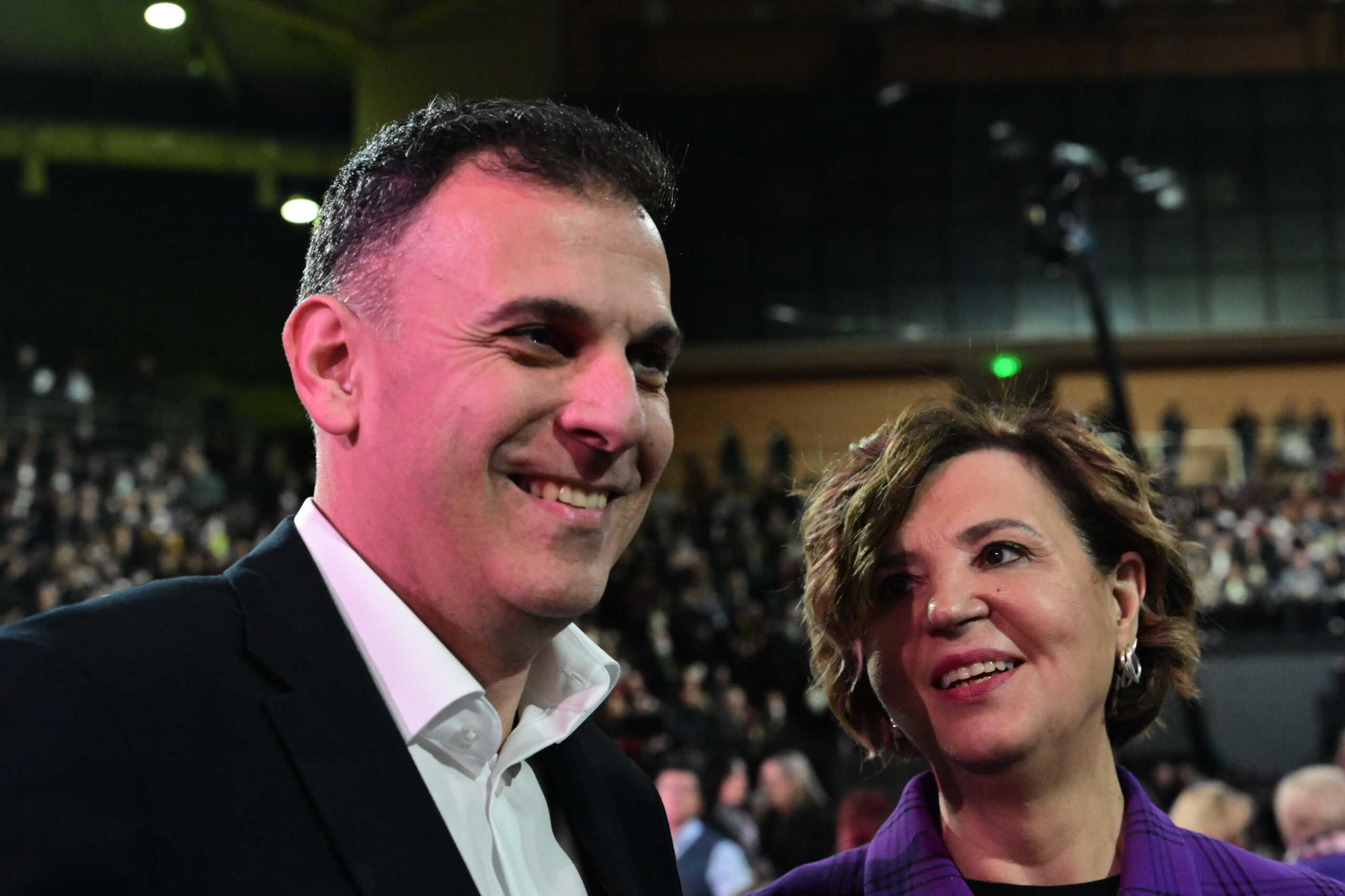 Πρώτη ημέρα εργασιών του 4ου Συνεδρίου του ΣΥΡΙΖΑ - Προοδευτική Συμμαχία, στις εγκαταστάσεις του Σταδίου Tae Kwon Do, στο Παλαιό Φάληρο, Πέμπτη 22 φεβρουαρίου 2024. 
(ΤΑΤΙΑΝΑ ΜΠΟΛΑΡΗ