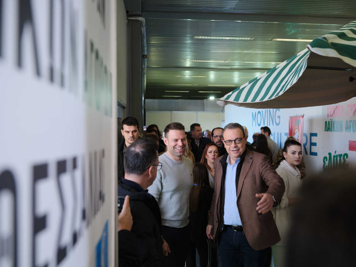Περιήγηση του προέδρου του ΣΥΡΙΖΑ - ΠΣ Στέφανου Κασσελάκη στα περίπτερσ της έκθεσης AGROTICA στη Θεσσαλονίκη . Σάββατο 3 Φεβρουαρίου 2024  (ΓΡ. ΤΥΠΟΥ ΣΥΡΙΖΑ - ΠΣ