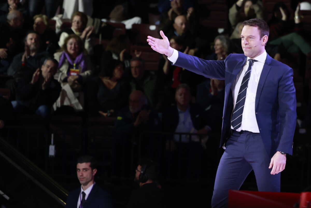 Πρώτη ημέρα εργασιών του 4ου Συνεδρίου του ΣΥΡΙΖΑ - Προοδευτική Συμμαχία, στις εγκαταστάσεις του Σταδίου Tae Kwon Do, στο Παλαιό Φάληρο, Πέμπτη 22 φεβρουαρίου 2024. 
(ΓΙΩΡΓΟΣ ΚΟΝΤΑΡΙΝΗΣ