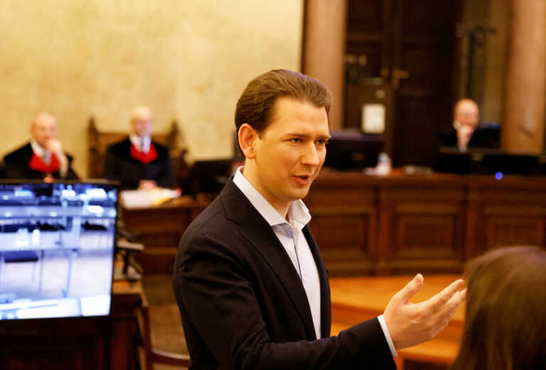 Ποινή φυλάκισης οκτώ μηνών με αναστολή στον πρώην καγκελάριο της Αυστρίας Σεμπάστιαν Κουρτς