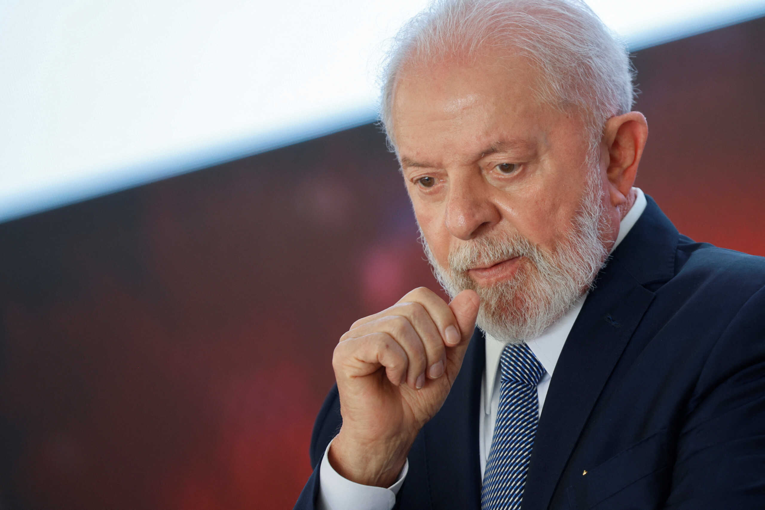 Brazil's President Luiz Inacio Lula da Silva attends a news conference about Public Security at Planalto Palace in Brasilia, Brazil January 31, 2024. RUETERS
