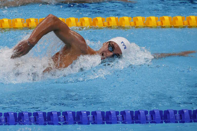 Ο Δημήτρης Μάρκος έκανε την κούρσα της ζωής του και προκρίθηκε με πανελλήνιο ρεκόρ στους Ολυμπιακούς Αγώνες στα 800μ. ελεύθερο
