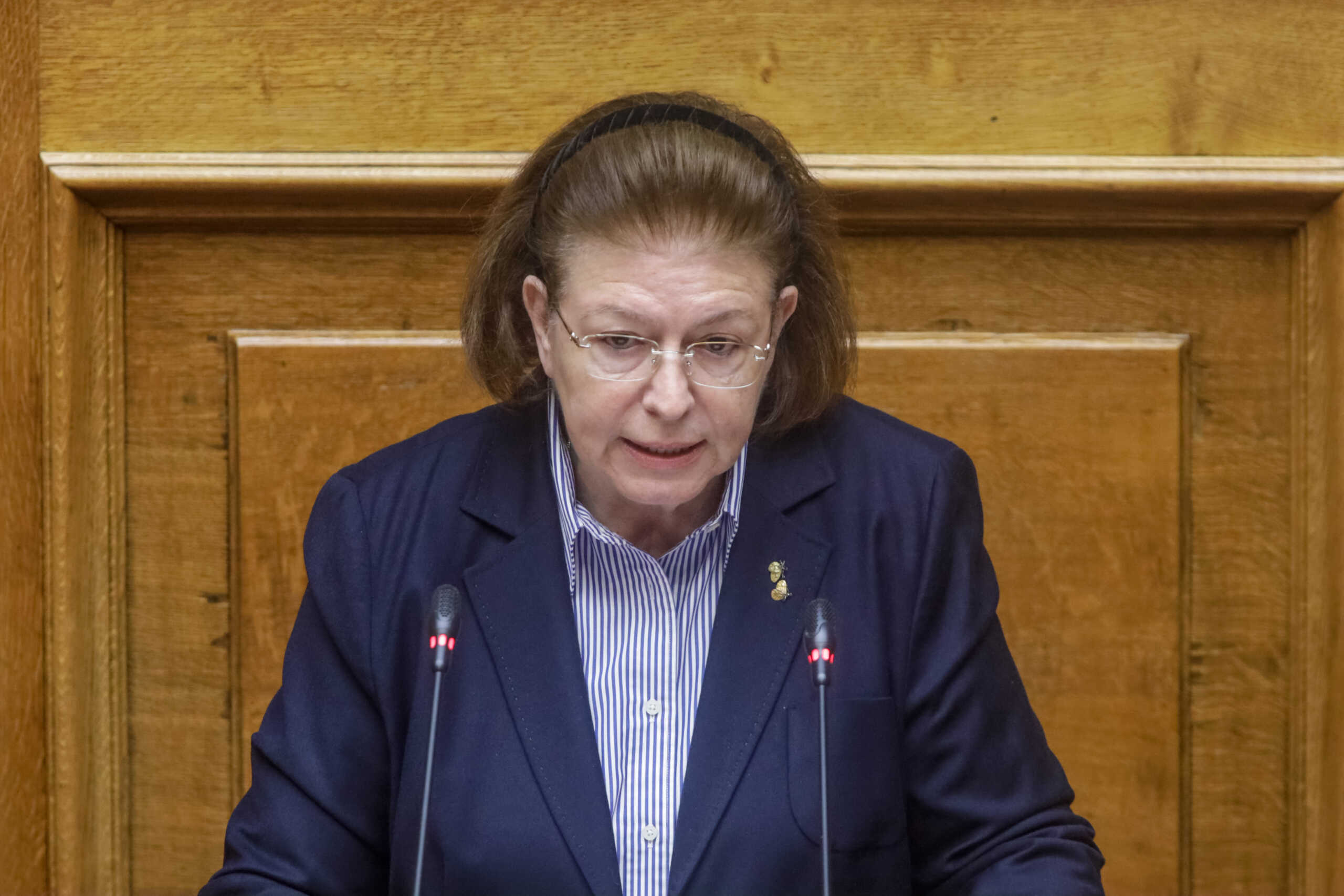 Τρίτη ημέρα της συζήτησης στην Ολομέλεια της Βουλής του σχεδίου νόμου του Υπουργείου Εθνικής Οικονομίας και Οικονομικών "Κύρωση του Κρατικού Προϋπολογισμού οικονομικού έτους 2024", Παρασκευή 15 Δεκεμβρίου 2023. 
(ΠΑΝΑΓΙΩΤΗΣ ΣΤΟΛΗΣ