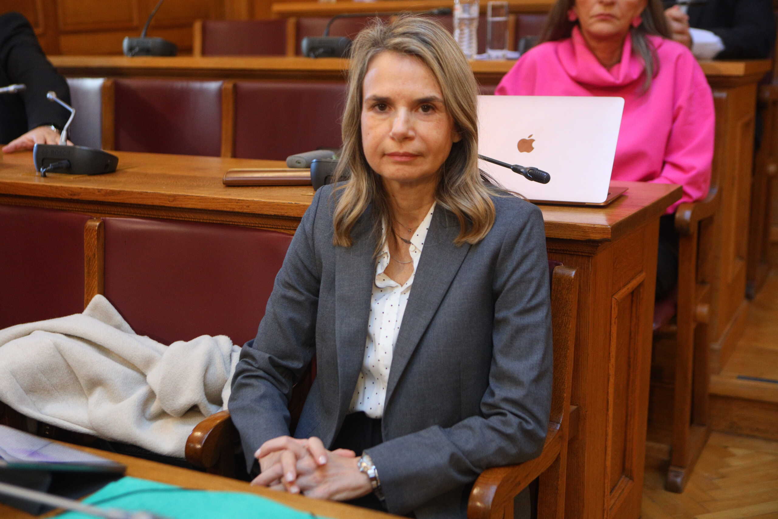 Συνεδρίαση της Εξεταστικής Επιτροπής για "τη διερεύνηση του εγκλήματος των Τεμπών και όλων των πτυχών που σχετίζονται με αυτό", Τετάρτη 13 Δεκεμβρίου 2023. 
(ΓΙΑΝΝΗΣ ΠΑΝΑΓΟΠΟΥΛΟΣ
