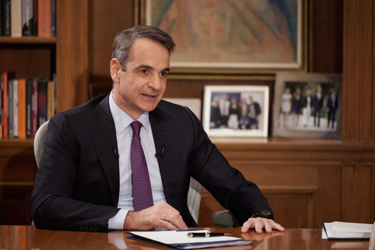 Συνέντευξη του Πρωθυπουργού Κυριάκου Μητσοτάκη στο κεντρικό δελτίο ειδήσεων του STAR και στην Μάρα Ζαχαρέα.  Δευτέρα 19 Φεβρουαρίου 2024 (ΔΗΜΗΤΡΗΣ ΠΑΠΑΜΗΤΣΟΣ