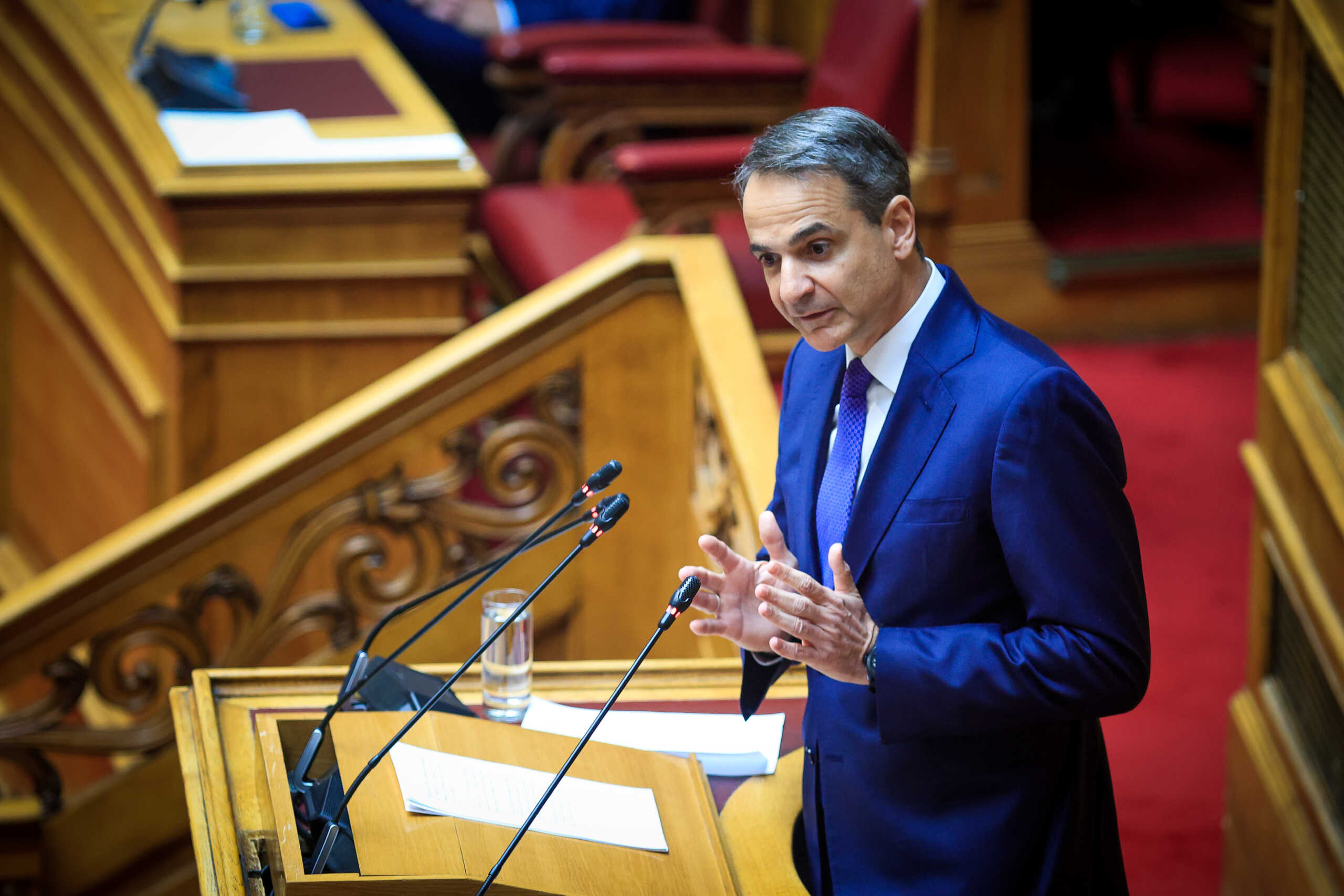 Δεύτερη ημέρα της συζήτησης στην Ολομέλεια της Βουλής, των άρθρων και του συνόλου του σχεδίου νόμου "Ισότητα στον πολιτικό γάμο, τροποποίηση του Αστικού Κώδικα και άλλες διατάξεις", Τετάρτη 14 Φεβρουαρίου 2024. 
(ΓΙΩΡΓΟΣ ΚΟΝΤΑΡΙΝΗΣ