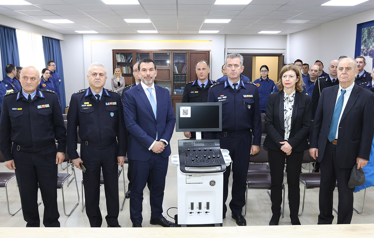 Δωρεά υπερσύγχρονου ιατρικού εξοπλισμού στα ιατρεία του Πυροσβεστικού Σώματος στη Θεσσαλονίκη
