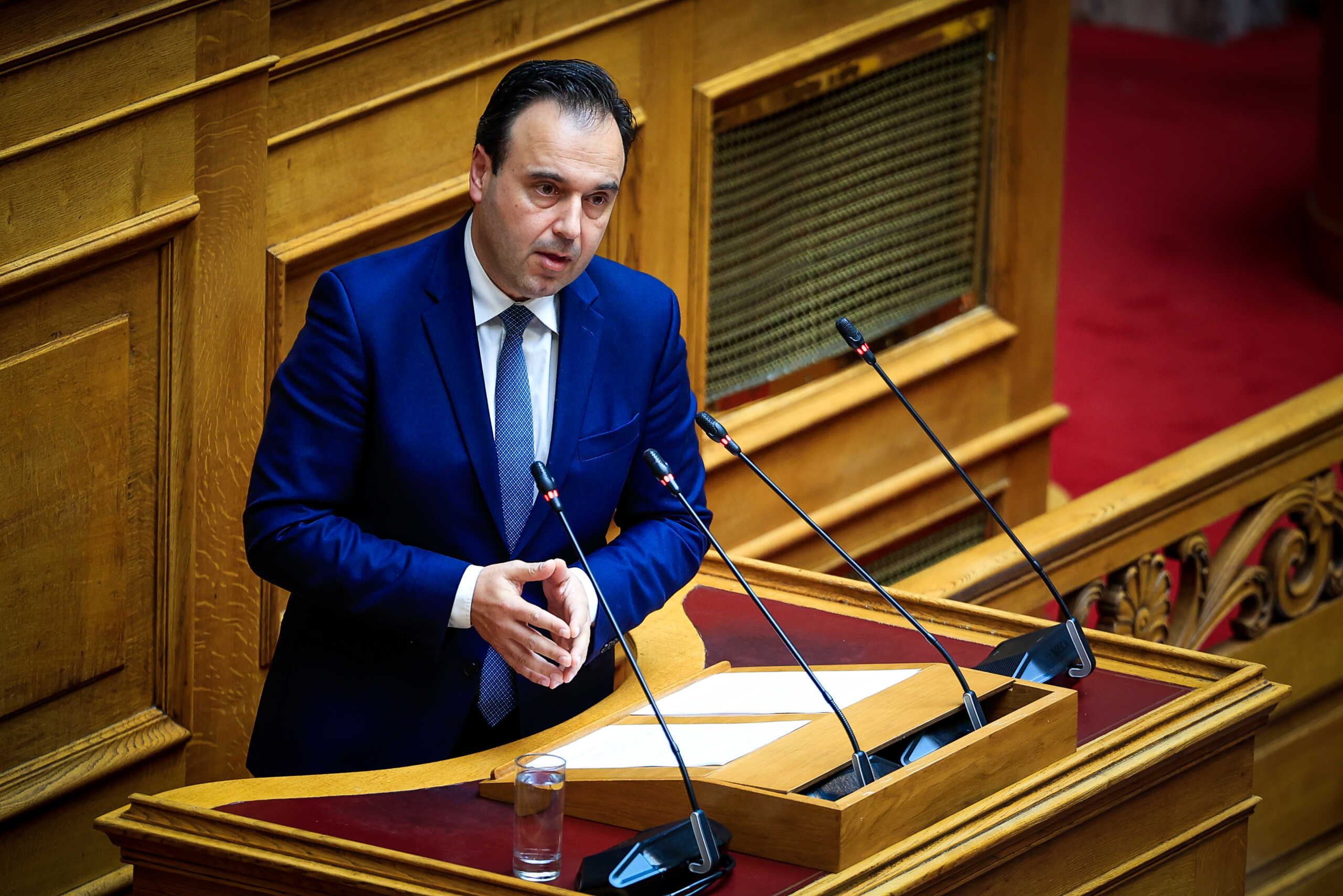 Συζήτηση στην Ολομέλεια της Βουλής, των άρθρων και του συνόλου του σχεδίου νόμου "Εθνική Αρχή Κυβερνοασφάλειας και λοιπές διατάξεις", Πέμπτη 8 Φεβρουαρίου 2024. 
(ΓΙΩΡΓΟΣ ΚΟΝΤΑΡΙΝΗΣ