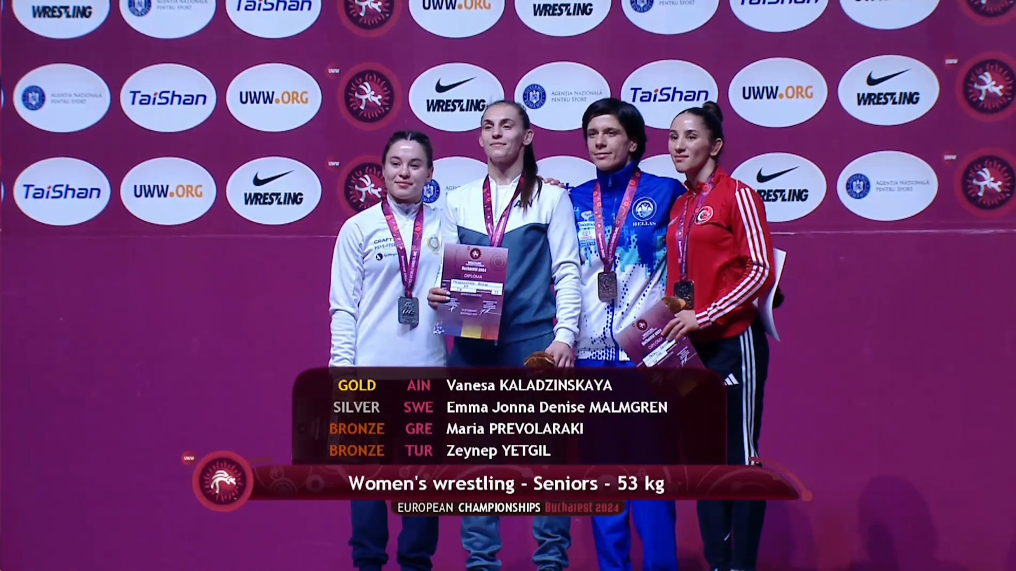 Η Μαρία Πρεβολαράκη κατέκτησε με επικό τρόπο το χάλκινο μετάλλιο στο ευρωπαϊκό πάλης