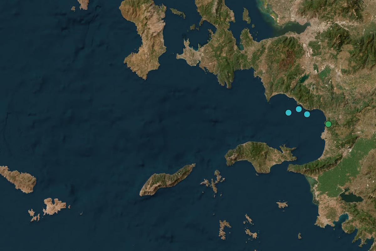Σεισμός ανοιχτά της Σάμου: 3,5 Ρίχτερ κοντά στα παράλια της Τουρκίας