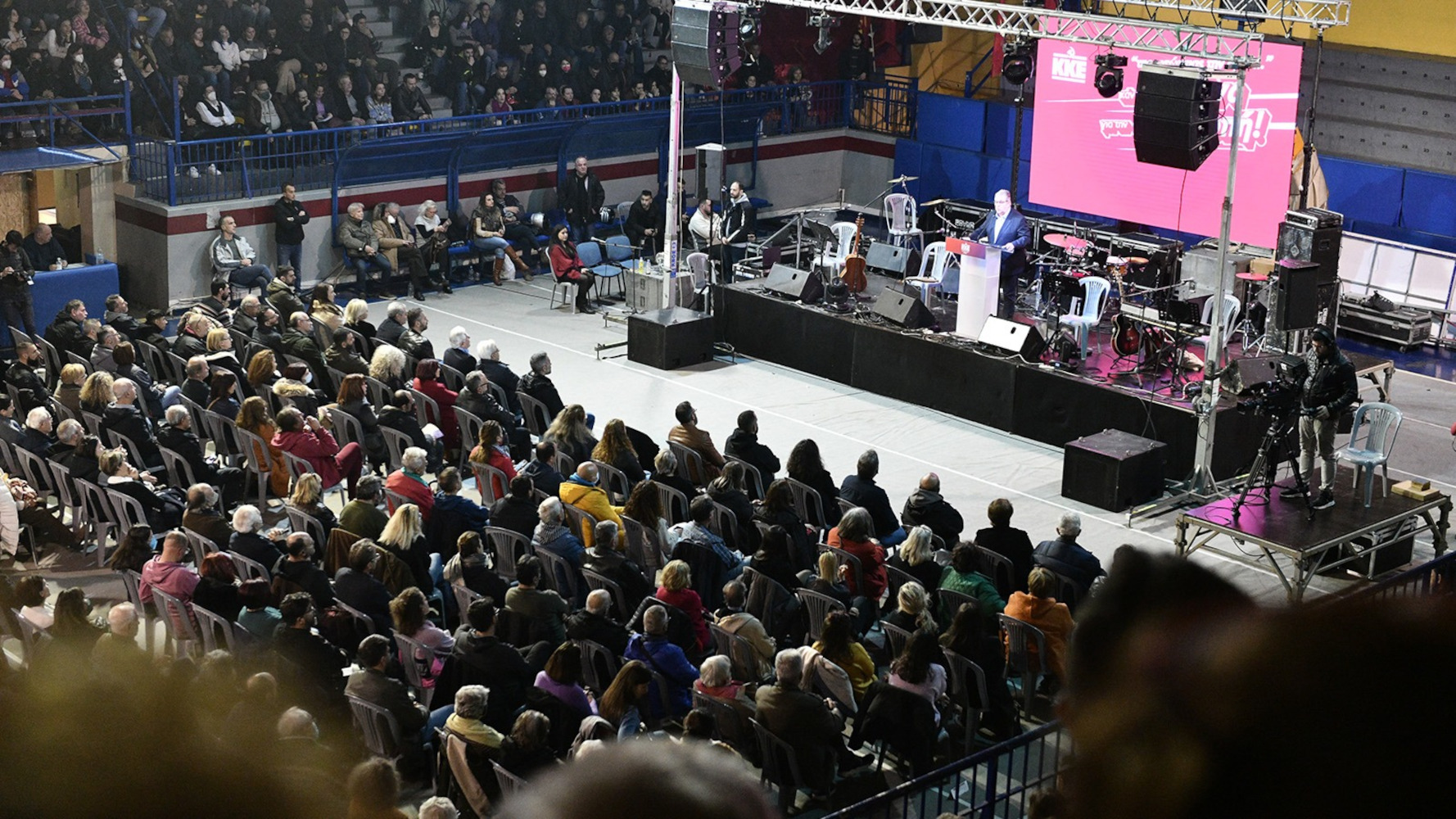 Κουτσούμπας: Οι κινητοποιήσεις είναι «υποκινούμενες» από τα κοινά προβλήματα – Συγκέντρωση και συναυλία του ΚΚΕ στο Σπόρτινγκ