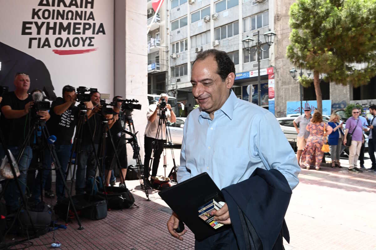 Συνεδρίαση της Πολιτικής Γραμματείας του ΣΥΡΙΖΑ - Προοδευτική Συμμαχία, Κυριακή 2 Ιουλίου 2023.
(ΤΑΤΙΑΝΑ ΜΠΟΛΑΡΗ
