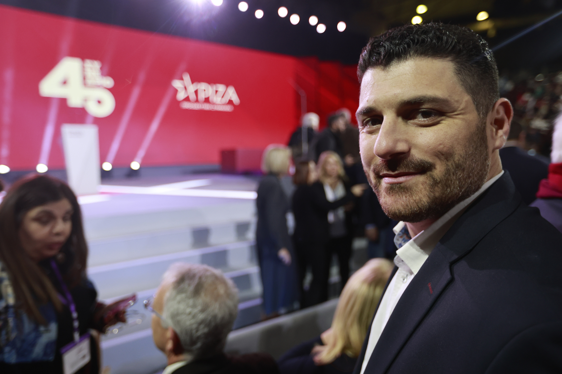 Πρώτη ημέρα εργασιών του 4ου Συνεδρίου του ΣΥΡΙΖΑ - Προοδευτική Συμμαχία, στις εγκαταστάσεις του Σταδίου Tae Kwon Do, στο Παλαιό Φάληρο, Πέμπτη 22 φεβρουαρίου 2024. 
(ΓΙΩΡΓΟΣ ΚΟΝΤΑΡΙΝΗΣ