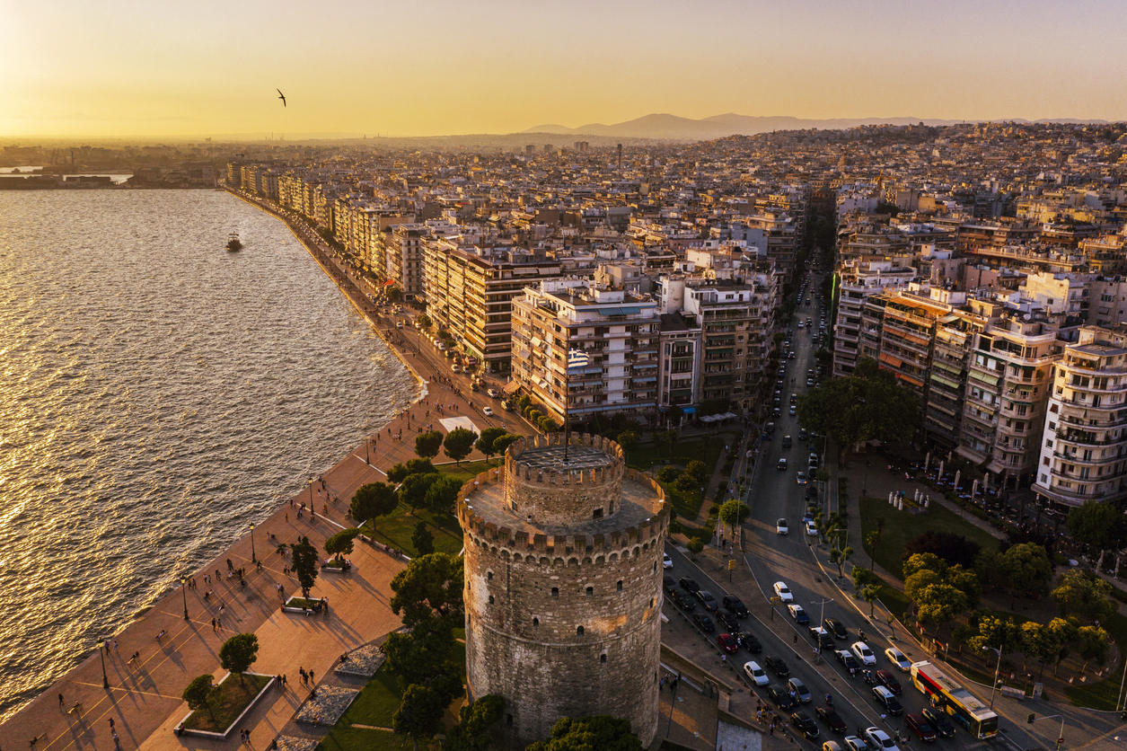 Aerial view of Thessaloniki