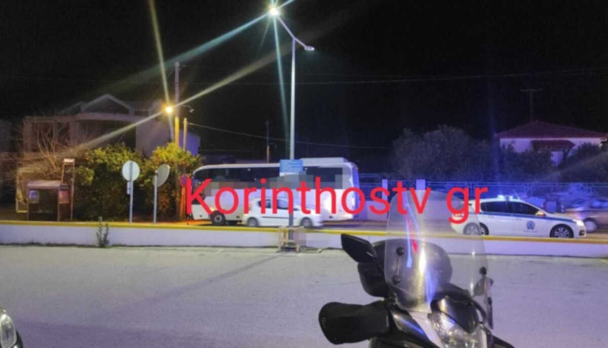 Τροχαίο στην Παλιά Εθνική Κορίνθου – Πατρών, αυτοκίνητο συγκρούστηκε με λεωφορείο με εργαζόμενους