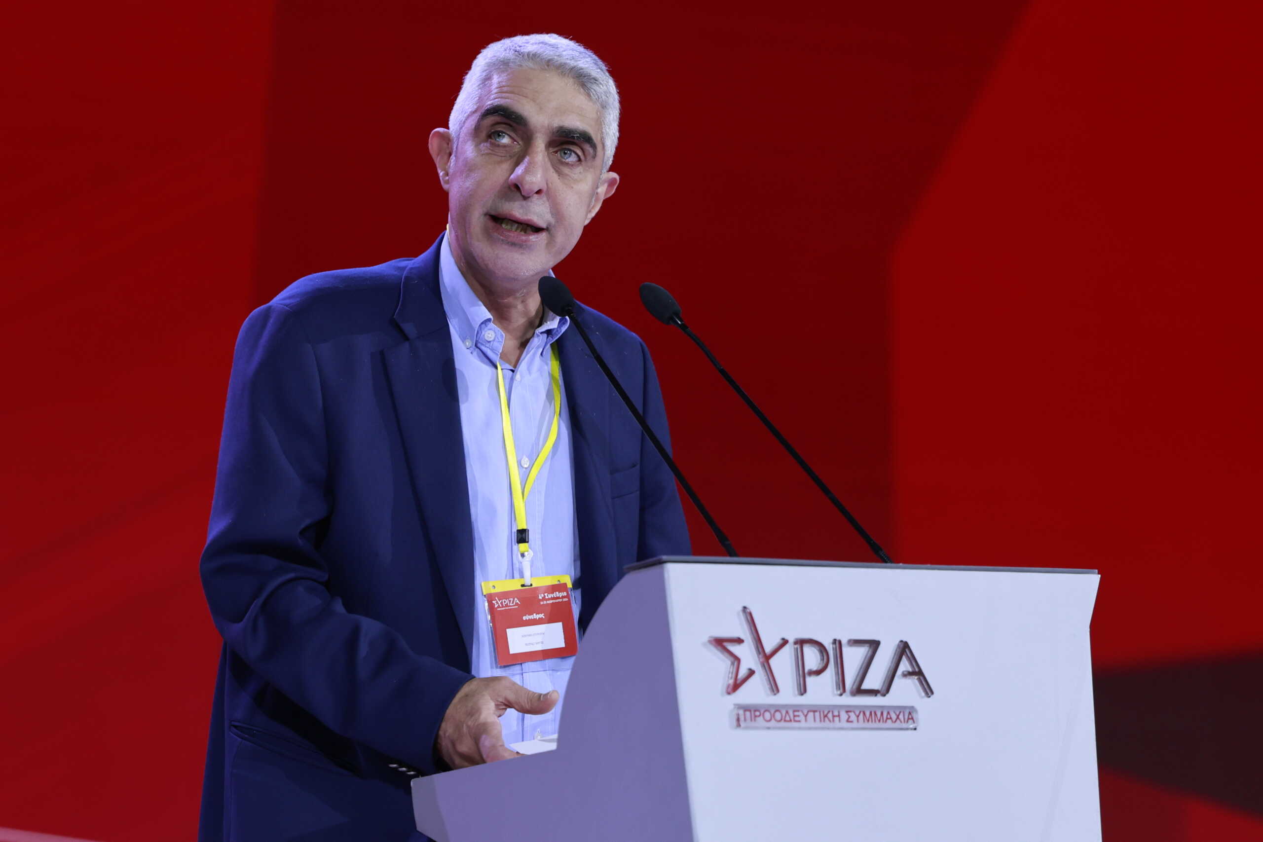 Δεύτερη ημέρα εργασιών του 4ου Συνεδρίου του ΣΥΡΙΖΑ - Προοδευτική Συμμαχία, στις εγκαταστάσεις του Σταδίου Tae Kwon Do, στο Παλαιό Φάληρο, Παρασκευή 23 Φεβρουαρίου 2024. 
(ΓΙΩΡΓΟΣ ΚΟΝΤΑΡΙΝΗΣ
