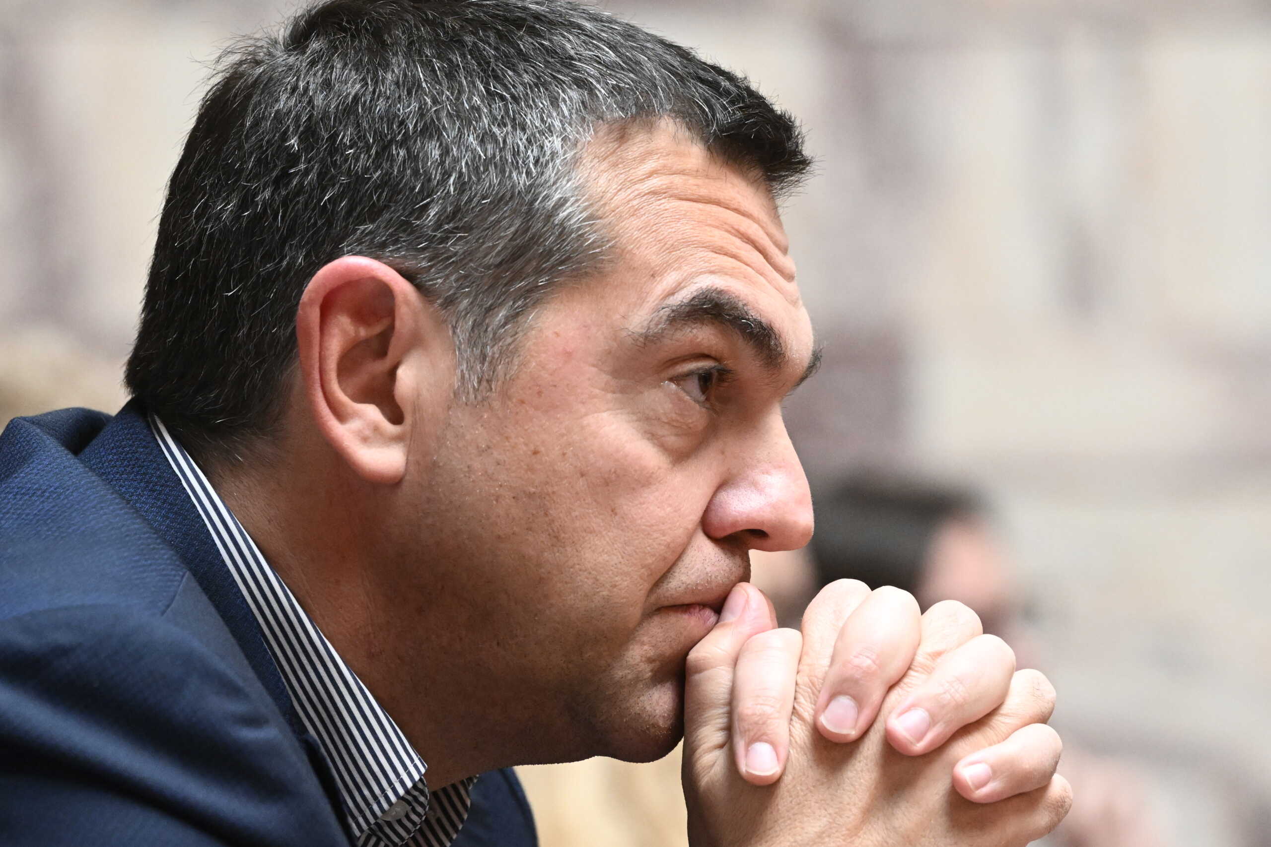 Συνεδρίαση της Κοινοβουλευτικής Ομάδας του ΣΥΡΙΖΑ - Προοδευτική Συμμαχία, στην αίθουσα της Γερουσίας στην Βουλή, Πέμπτη 30 Νοεμβρίου 2023. 
(ΤΑΤΙΑΝΑ ΜΠΟΛΑΡΗ