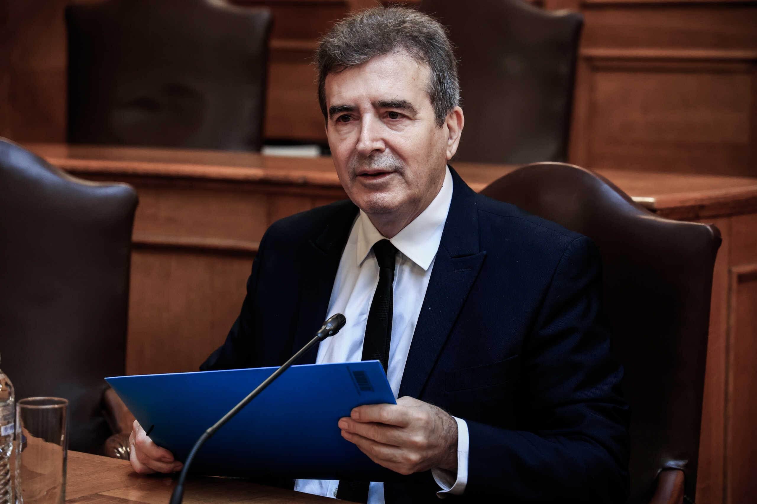 Συνεδρίαση της Εξεταστικής Επιτροπής για "τη διερεύνηση του εγκλήματος των Τεμπών και όλων των πτυχών που σχετίζονται με αυτό", Τετάρτη 10 Ιανουαρίου 2024. 
(ΓΙΩΡΓΟΣ ΚΟΝΤΑΡΙΝΗΣ