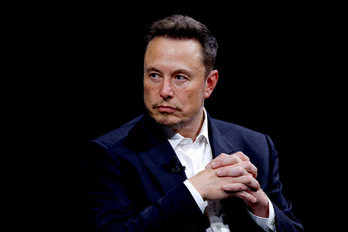 FILE PHOTO: FILE PHOTO: Elon Musk, CEO of SpaceX and Tesla and owner of X, formerly known as Twitter, attends the Viva Technology conference dedicated to innovation and startups at the Porte de Versailles exhibition centre in Paris, France, June 16, 2023. REUTERS