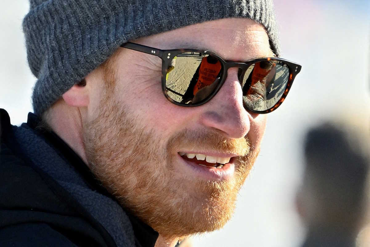 FILE PHOTO: Britain's Prince Harry, Duke of Sussex, visits the training camp for the Invictus Games Vancouver Whistler 2025, in Whistler, British Columbia, Canada February 14, 2024.  REUTERS