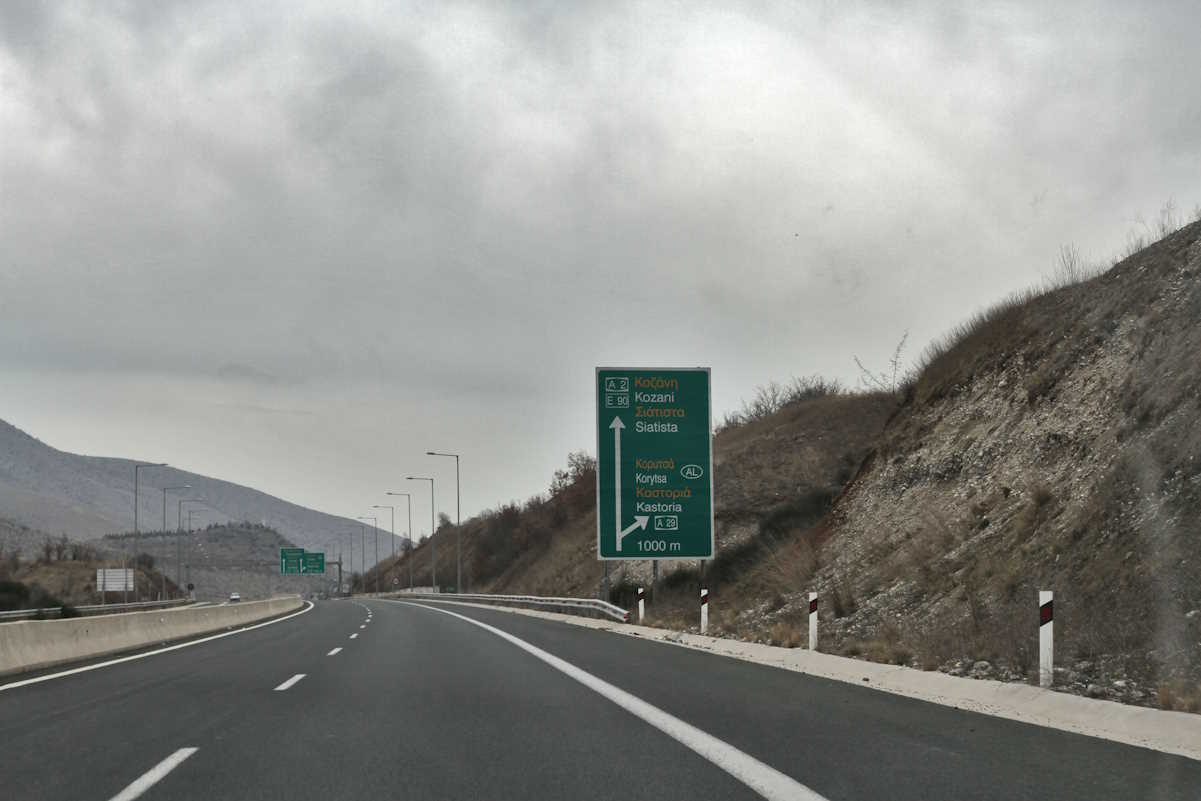 Στιγμιότυπο από την Εγνατία Οδό.
(EUROKINISSI