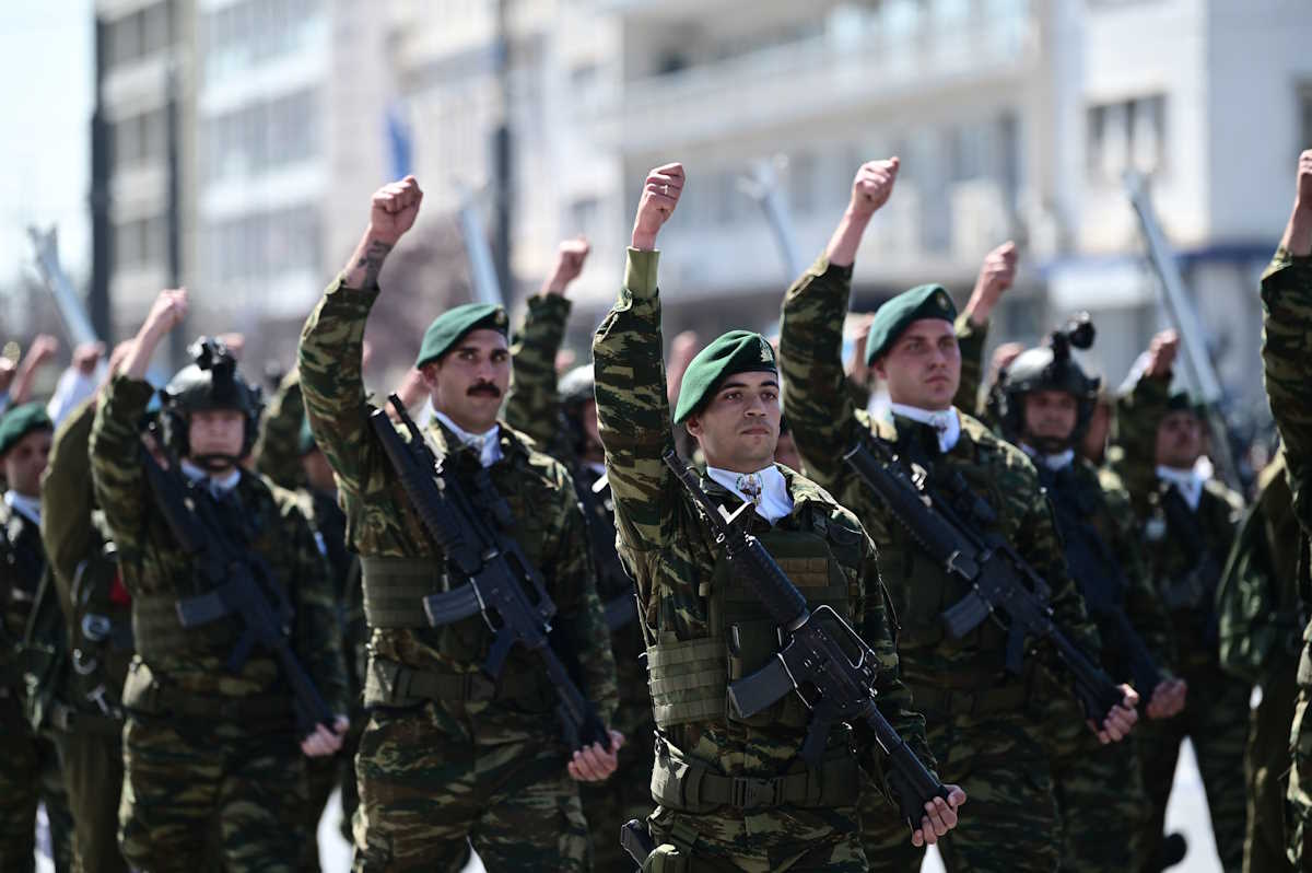 Στρατιωτική παρέλαση στην Αθήνα για την εθνική επέτειο της 25ης Μαρτίου 1821  Σάββατο 25 Μαρτίου 2023  (ΜΙΧΑΛΗΣ ΚΑΡΑΓΙΑΝΝΗΣ