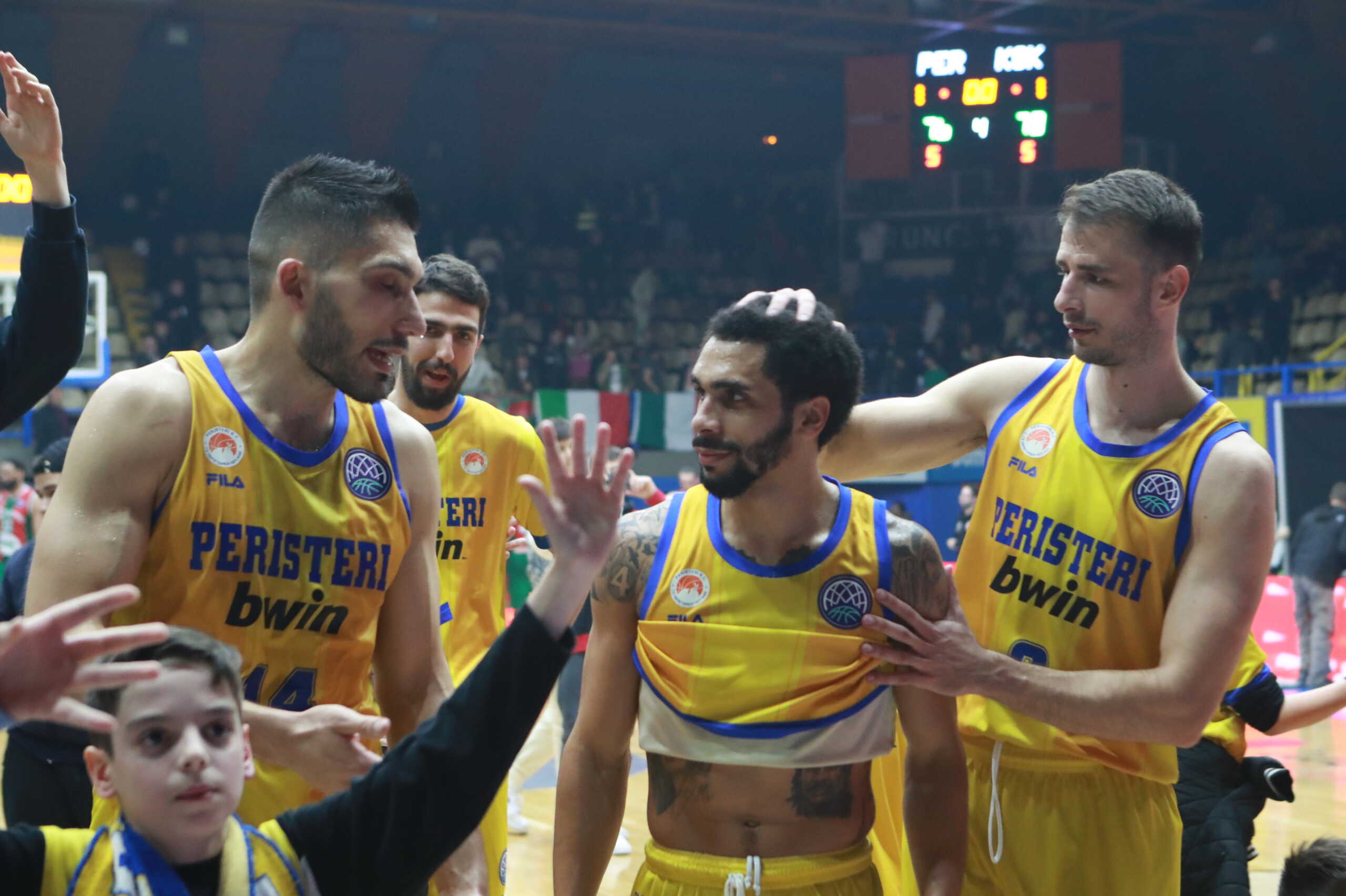 Περιστέρι – Καρσίγιακα 76-73: Ακόμη ζωντανή η ομάδα του Σπανούλη για την πρόκριση στα προημιτελικά του Basketball Champions League