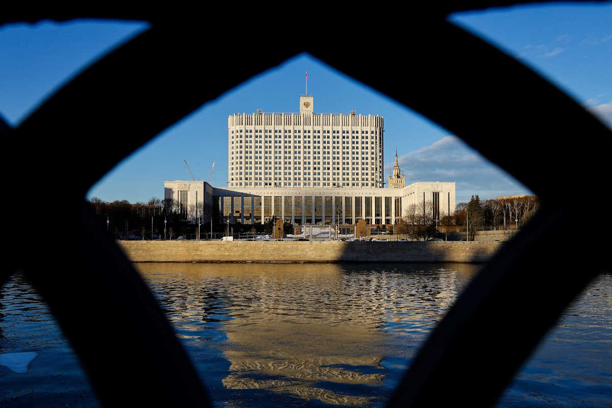 A general view of the Russian White House, the headquarters of the federal government, in Moscow, Russia March 6, 2024.  REUTERS