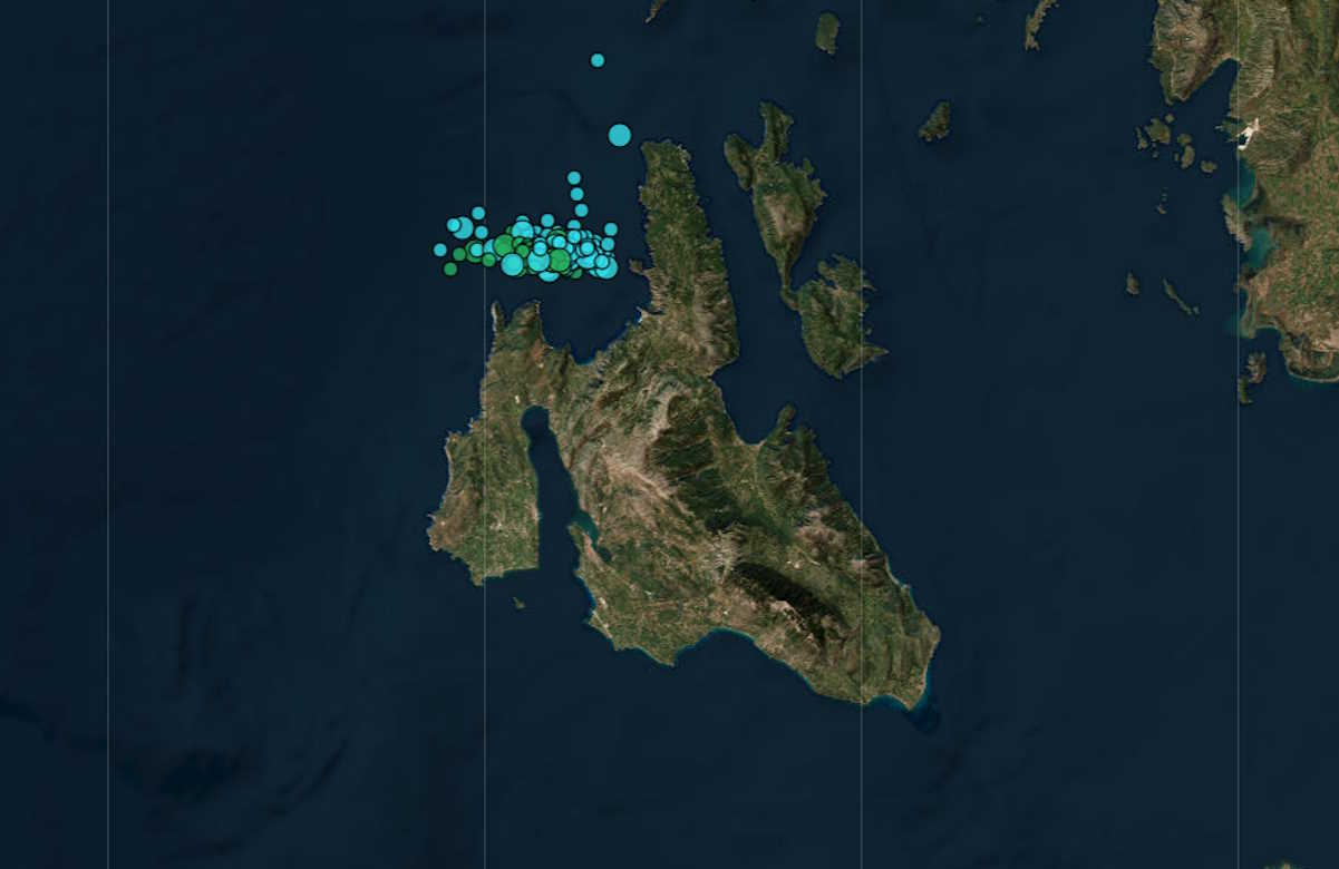 Κεφαλονιά: Τρεις σεισμοί από 3,3 έως 3,7 Ρίχτερ μέσα σε μισή ώρα