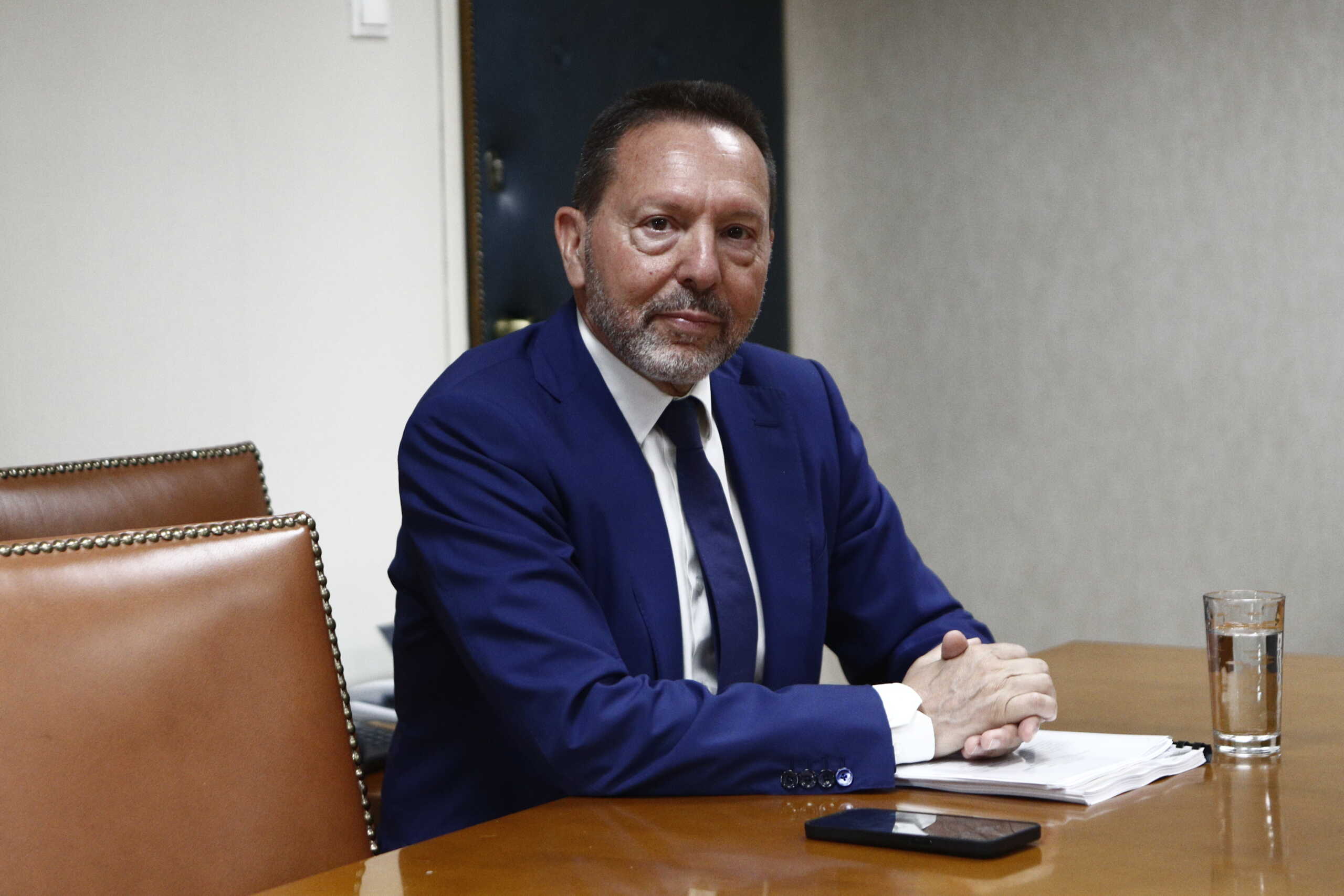 Συνάντηση του Υπουργού Εθνικής Οικονομίας και Οικονομικών, Κωστή Χατζηδάκη με τον Διοικητή της Τράπεζας της Ελλάδος, Γιάννη Στουρνάρα, Τρίτη 4 Ιουλίου 2023.
(ΣΩΤΗΡΗΣ ΔΗΜΗΤΡΟΠΟΥΛΟΣ