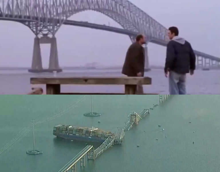 Όταν η γέφυρα Francis Scott Key της Βαλτιμόρης «πρωταγωνιστούσε» στο The Wire - Η αντίδραση των φανς μετά την κατάρρευση