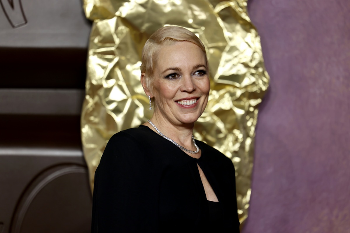 epa10999668 British actor Olivia Colman attends the world premiere of the movie 'Wonka' at the Royal Festival Hall in London, Britain, 28 November 2023.  EPA