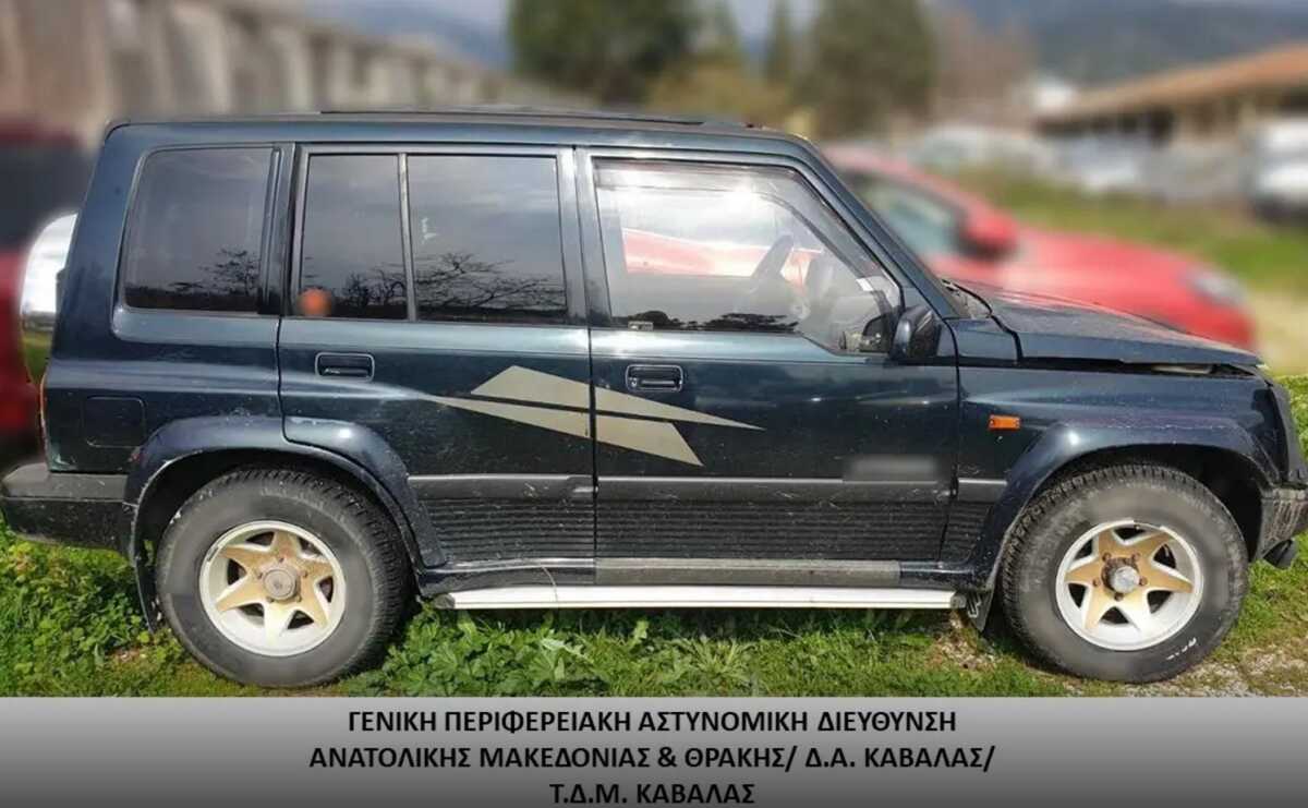 Εγνατία Οδός: Διακίνηση μεταναστών με αυτό το κλεμμένο τζιπάκι