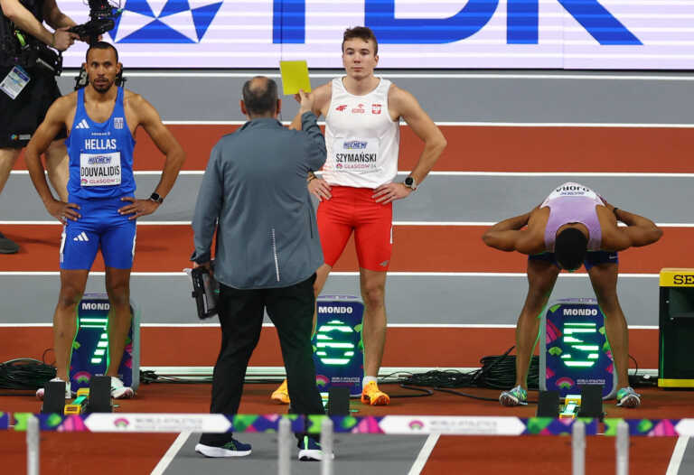 Συγκινήθηκε ο Κώστας Δουβαλίδης μετά τον αποκλεισμό του στα 60 μέτρα στο παγκόσμιο πρωτάθλημα κλειστού στίβου