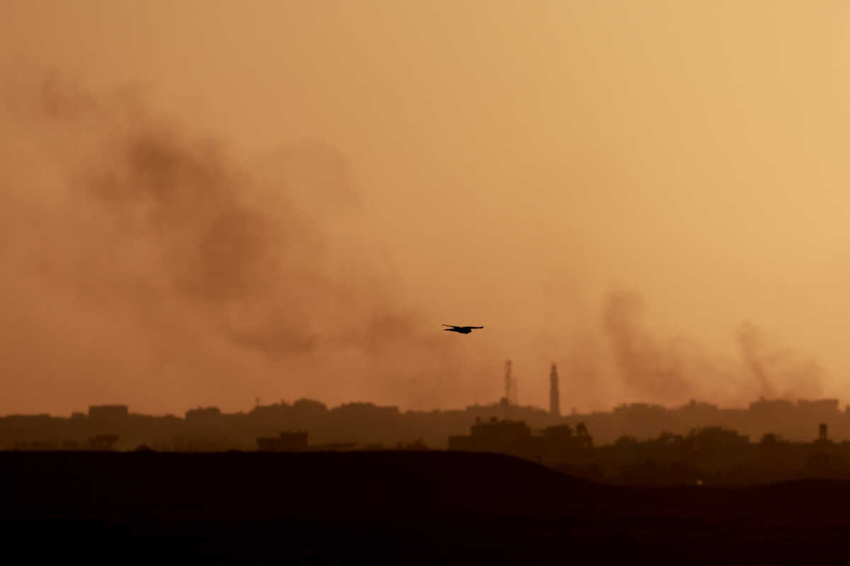 Smoke rises from Gaza, amid the ongoing conflict between Israel and the Palestinian Islamist group Hamas, as seen from Israel, March 4, 2024. REUTERS