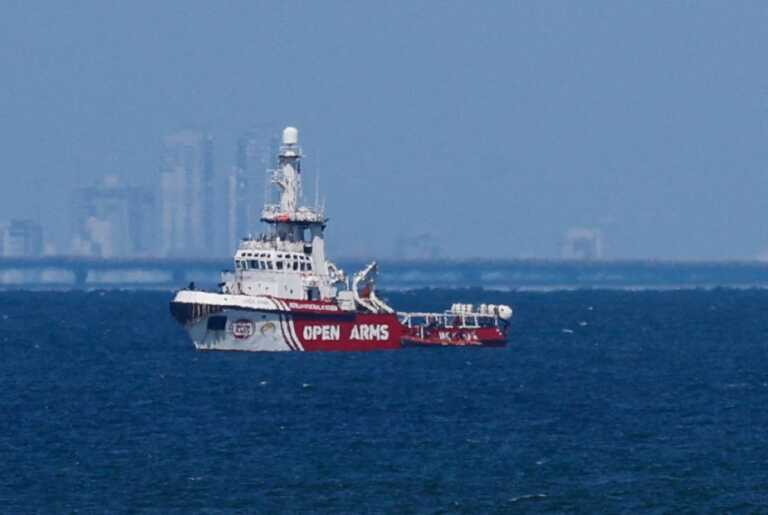 Open Arms: Ανοιχτά της Γάζας το πλοίο με ανθρωπιστική βοήθεια από την Κύπρο