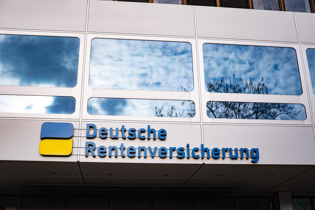 Deutsche Rentenversicherung building, the German state pension funds.