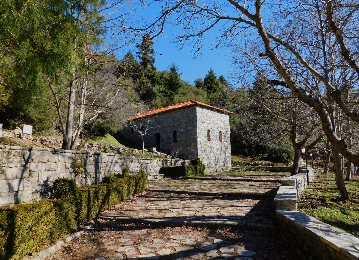 The home of general Theodoros Kolokotronis, hero of the Greek war of independence, at Libovici, Arcadia, Greece